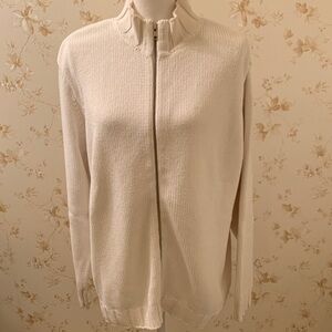Jones New York Sport Cream Sweater 2X